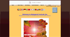 Desktop Screenshot of biologicalcontrols.com